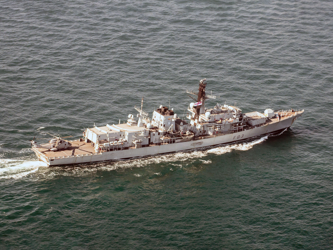 HMS St Albans F83 Type 23 Frigate January 2016 Photo Print - Posters, Prints, & Visual Artwork - by Hampshire Prints (image 1 of 9)