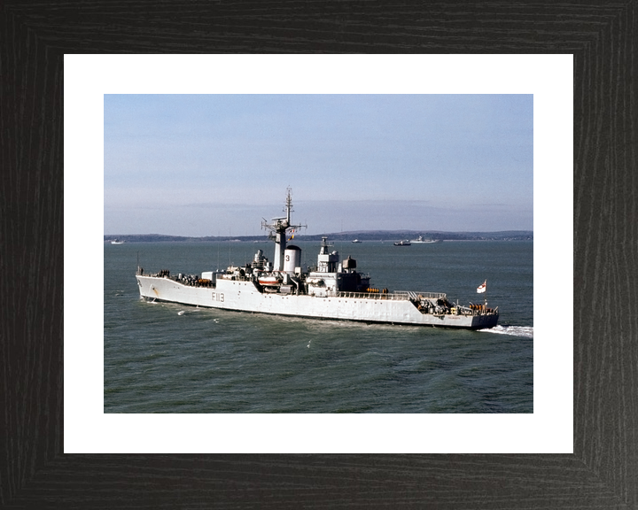 HMS Falmouth (F113) Royal Navy Rothesay Class Frigate Leaving Portsmouth Photo Print Wall Art Decor - Posters, Prints, & Visual Artwork - by Hampshire Prints (image 2 of 9)