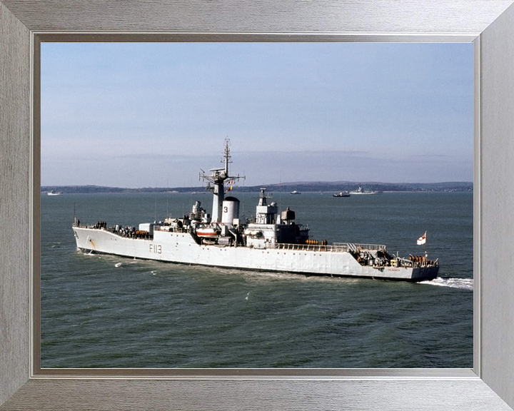 HMS Falmouth (F113) Royal Navy Rothesay Class Frigate Leaving Portsmouth Photo Print Wall Art Decor - Posters, Prints, & Visual Artwork - by Hampshire Prints (image 7 of 9)