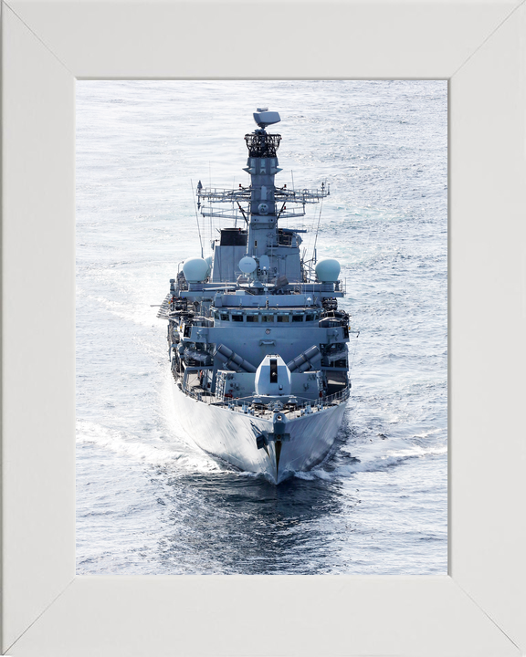 HMS Sutherland F81 Type 23 Frigate April 2017 High Bow View Photo Print - Posters, Prints, & Visual Artwork - by Hampshire Prints (image 5 of 9)
