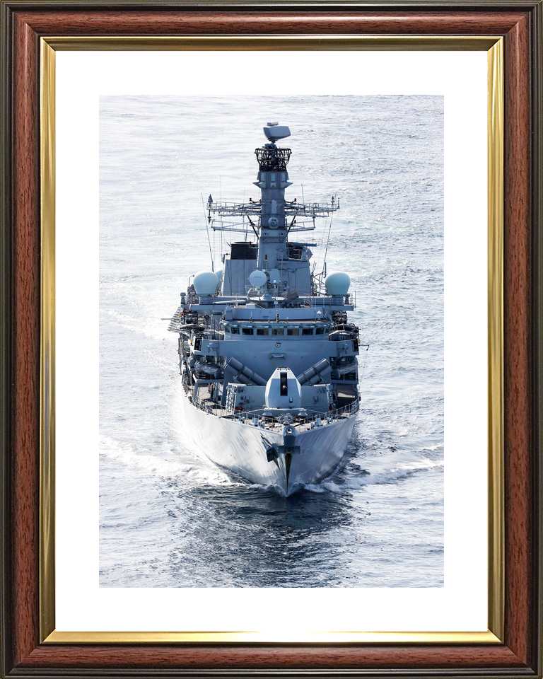 HMS Sutherland F81 Type 23 Frigate April 2017 High Bow View Photo Print - Posters, Prints, & Visual Artwork - by Hampshire Prints (image 8 of 9)