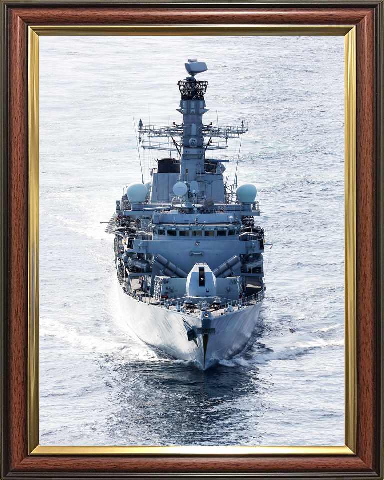 HMS Sutherland F81 Type 23 Frigate April 2017 High Bow View Photo Print - Posters, Prints, & Visual Artwork - by Hampshire Prints (image 9 of 9)