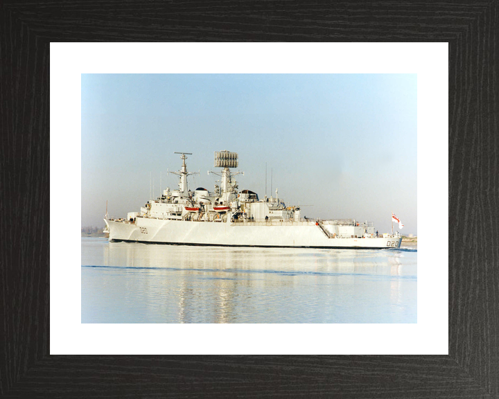 HMS Fife (D20) Royal Navy County Class Destroyer Port Side Reflections Photo Print Wall Art Decor - Posters, Prints, & Visual Artwork - by Hampshire Prints (image 2 of 9)