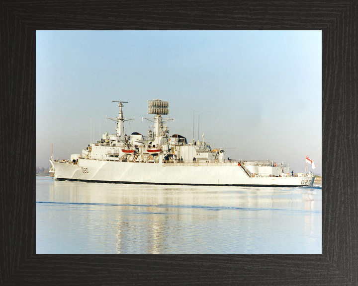 HMS Fife (D20) Royal Navy County Class Destroyer Port Side Reflections Photo Print Wall Art Decor - Posters, Prints, & Visual Artwork - by Hampshire Prints (image 3 of 9)