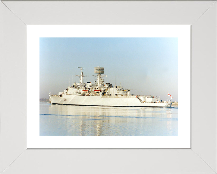 HMS Fife (D20) Royal Navy County Class Destroyer Port Side Reflections Photo Print Wall Art Decor - Posters, Prints, & Visual Artwork - by Hampshire Prints (image 4 of 9)