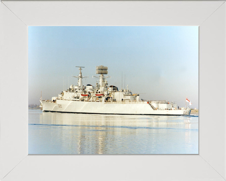 HMS Fife (D20) Royal Navy County Class Destroyer Port Side Reflections Photo Print Wall Art Decor - Posters, Prints, & Visual Artwork - by Hampshire Prints (image 5 of 9)