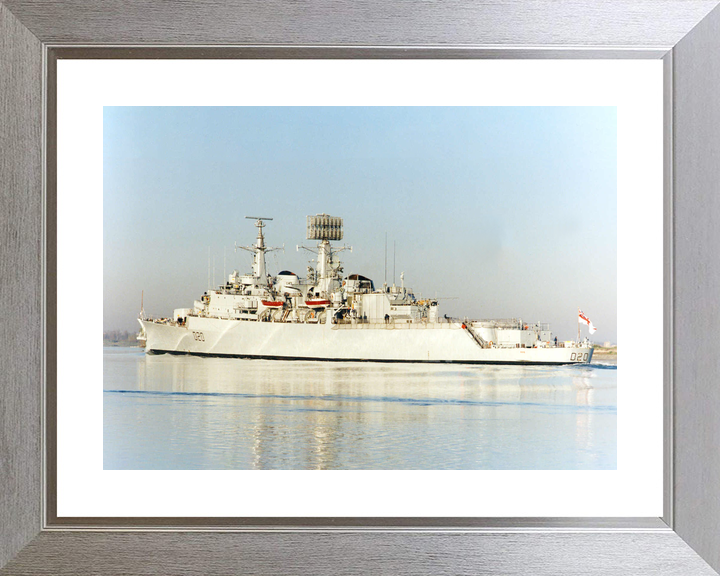 HMS Fife (D20) Royal Navy County Class Destroyer Port Side Reflections Photo Print Wall Art Decor - Posters, Prints, & Visual Artwork - by Hampshire Prints (image 6 of 9)