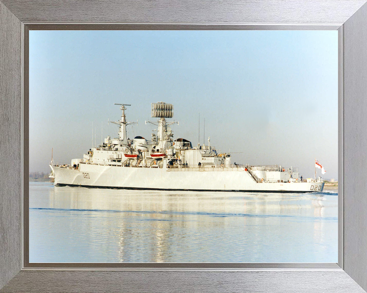 HMS Fife (D20) Royal Navy County Class Destroyer Port Side Reflections Photo Print Wall Art Decor - Posters, Prints, & Visual Artwork - by Hampshire Prints (image 7 of 9)