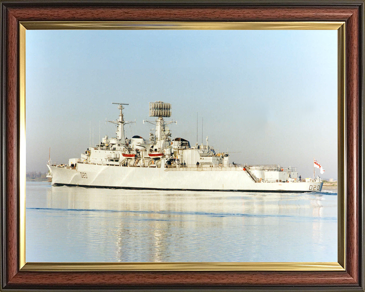 HMS Fife (D20) Royal Navy County Class Destroyer Port Side Reflections Photo Print Wall Art Decor - Posters, Prints, & Visual Artwork - by Hampshire Prints (image 9 of 9)