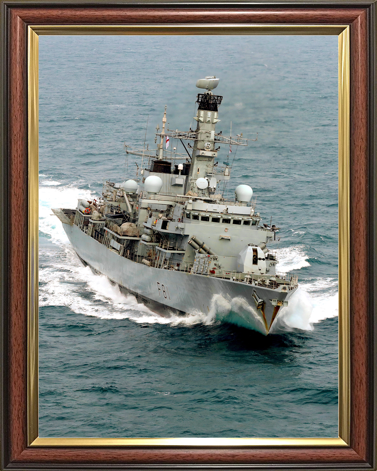 HMS Sutherland F81 Type 23 Frigate December 2016