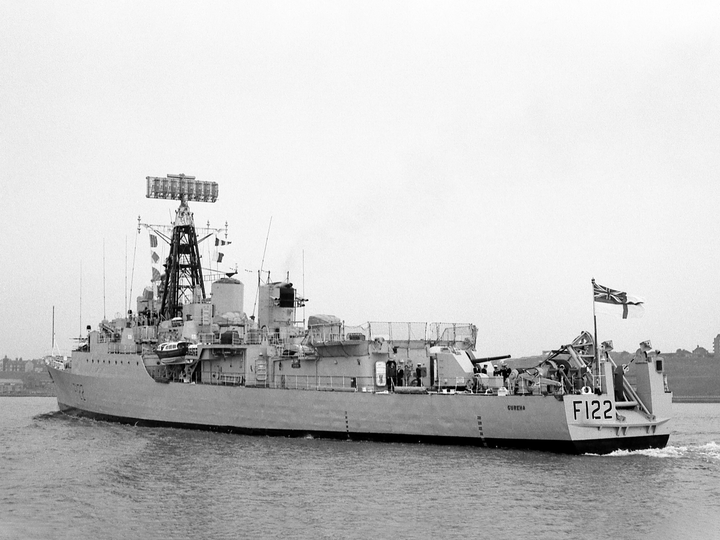 HMS Gurkha (F122) Royal Navy Tribal Class Frigate Entering Harbour Photo Print Wall Art Decor - Posters, Prints, & Visual Artwork - by Hampshire Prints (image 1 of 9)