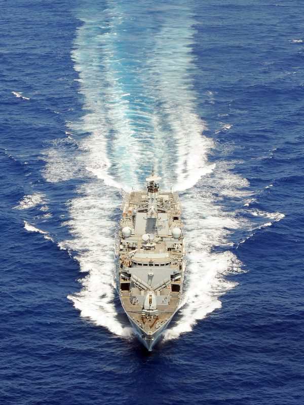 HMS Sutherland F81 Type 23 Frigate June 2011