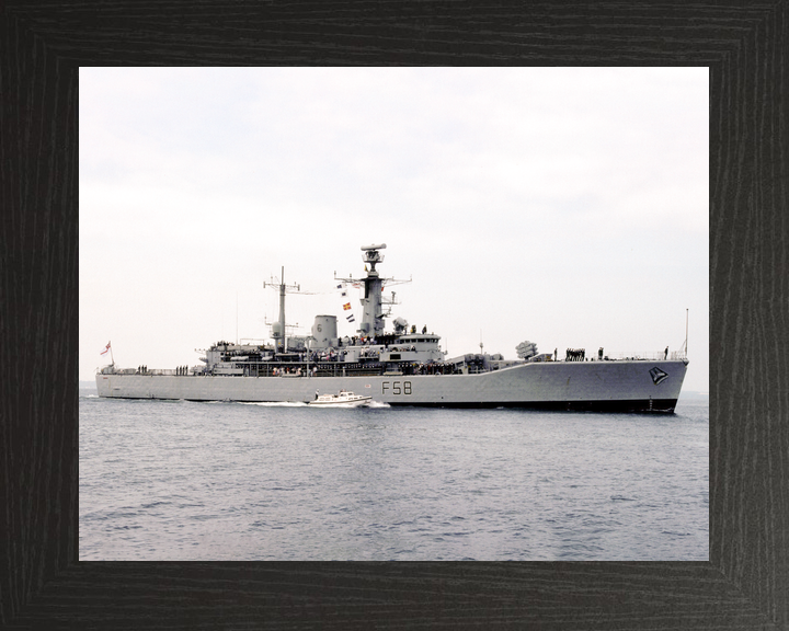 HMS Hermione (F58) Royal Navy Leander Class Frigate Starboard Beam View Photo Print Wall Art Decor - Posters, Prints, & Visual Artwork - by Hampshire Prints (image 3 of 9)