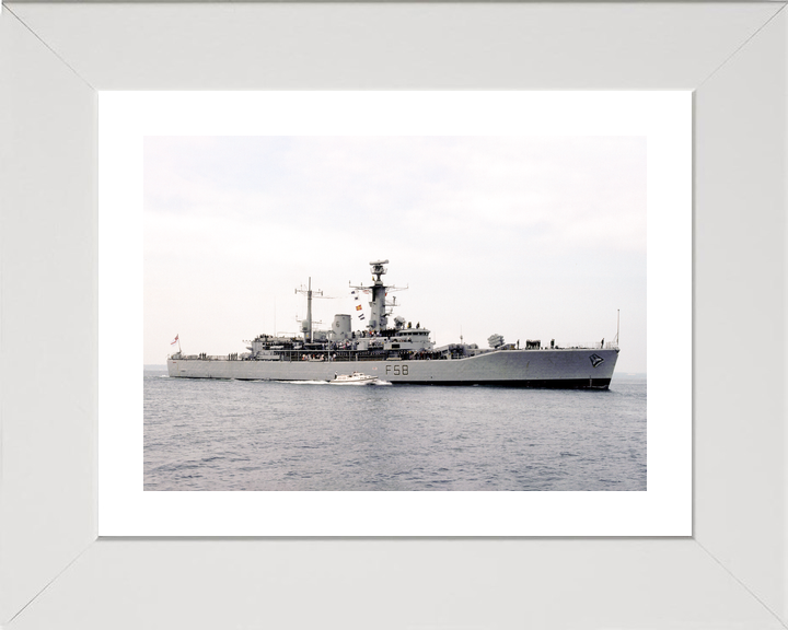 HMS Hermione (F58) Royal Navy Leander Class Frigate Starboard Beam View Photo Print Wall Art Decor - Posters, Prints, & Visual Artwork - by Hampshire Prints (image 4 of 9)