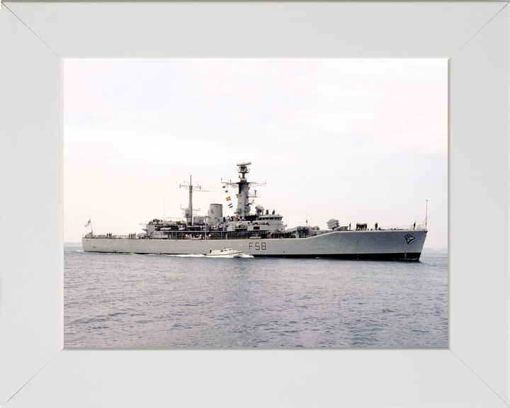 HMS Hermione (F58) Royal Navy Leander Class Frigate Starboard Beam View Photo Print Wall Art Decor - Posters, Prints, & Visual Artwork - by Hampshire Prints (image 5 of 9)