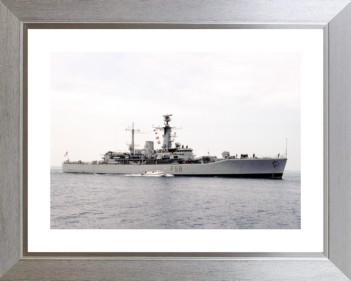 HMS Hermione (F58) Royal Navy Leander Class Frigate Starboard Beam View Photo Print Wall Art Decor - Posters, Prints, & Visual Artwork - by Hampshire Prints (image 6 of 9)
