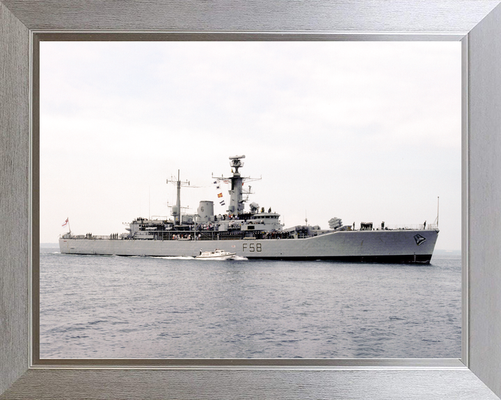 HMS Hermione (F58) Royal Navy Leander Class Frigate Starboard Beam View Photo Print Wall Art Decor - Posters, Prints, & Visual Artwork - by Hampshire Prints (image 7 of 9)