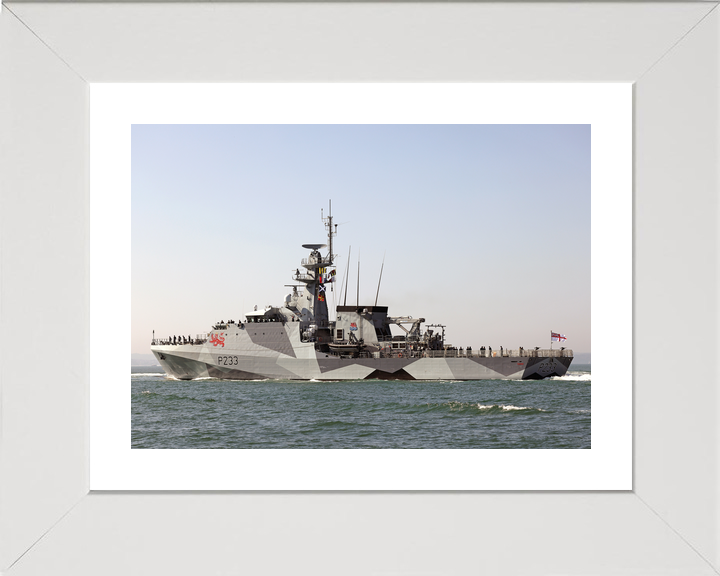 HMS Tamar P233 River Class Patrol Vessel September 2021 Photo Print - Posters, Prints, & Visual Artwork - by Hampshire Prints (image 4 of 9)