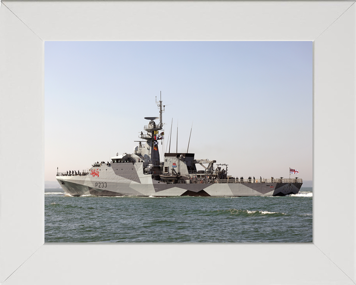 HMS Tamar P233 River Class Patrol Vessel September 2021 Photo Print - Posters, Prints, & Visual Artwork - by Hampshire Prints (image 5 of 9)