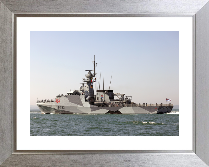 HMS Tamar P233 River Class Patrol Vessel September 2021 Photo Print - Posters, Prints, & Visual Artwork - by Hampshire Prints (image 6 of 9)