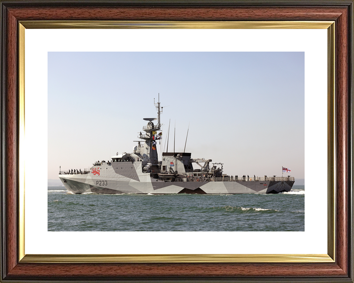 HMS Tamar P233 River Class Patrol Vessel September 2021 Photo Print - Posters, Prints, & Visual Artwork - by Hampshire Prints (image 8 of 9)