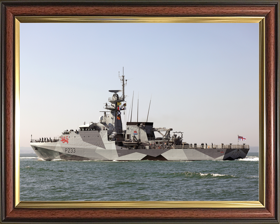 HMS Tamar P233 River Class Patrol Vessel September 2021 Photo Print - Posters, Prints, & Visual Artwork - by Hampshire Prints (image 9 of 9)