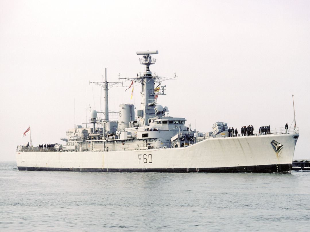 HMS Jupiter F60 Leander Class Frigate 8 May 1988 Photo Print - Posters, Prints, & Visual Artwork - by Hampshire Prints (image 1 of 9)
