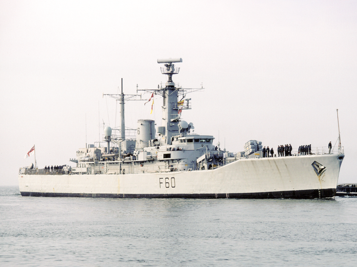 HMS Jupiter F60 Leander Class Frigate 8 May 1988 Photo Print - Posters, Prints, & Visual Artwork - by Hampshire Prints (image 1 of 9)