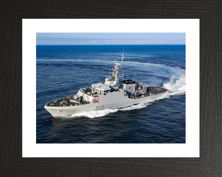 HMS Tamar P233 River Class Patrol Vessel January 2021 Starboard Turn Photo Print - Posters, Prints, & Visual Artwork - by Hampshire Prints (image 2 of 9)
