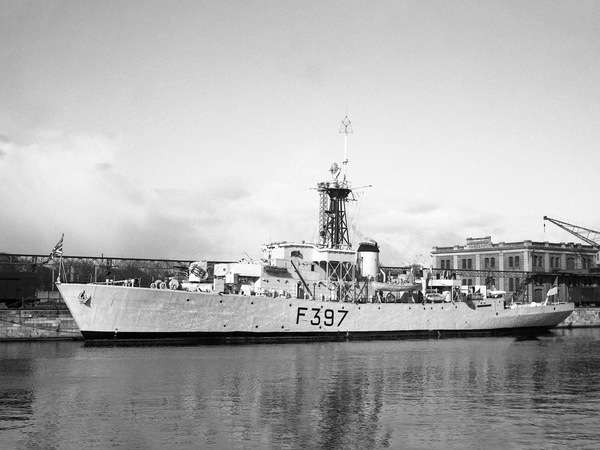 HMS Launceston Castle F397 Castle Class Corvette 1950s