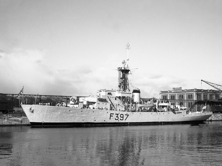 HMS Launceston Castle F397 Castle Class Corvette 1950s Photo Print - Posters, Prints, & Visual Artwork - by Hampshire Prints (image 1 of 9)