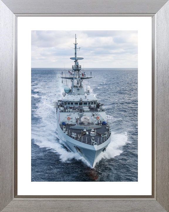 HMS Tamar P233 River Class Patrol Vessel January 2021 High Bow View Photo Print - Posters, Prints, & Visual Artwork - by Hampshire Prints (image 6 of 9)