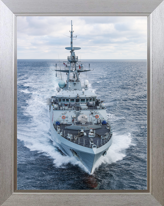HMS Tamar P233 River Class Patrol Vessel January 2021 High Bow View Photo Print - Posters, Prints, & Visual Artwork - by Hampshire Prints (image 7 of 9)