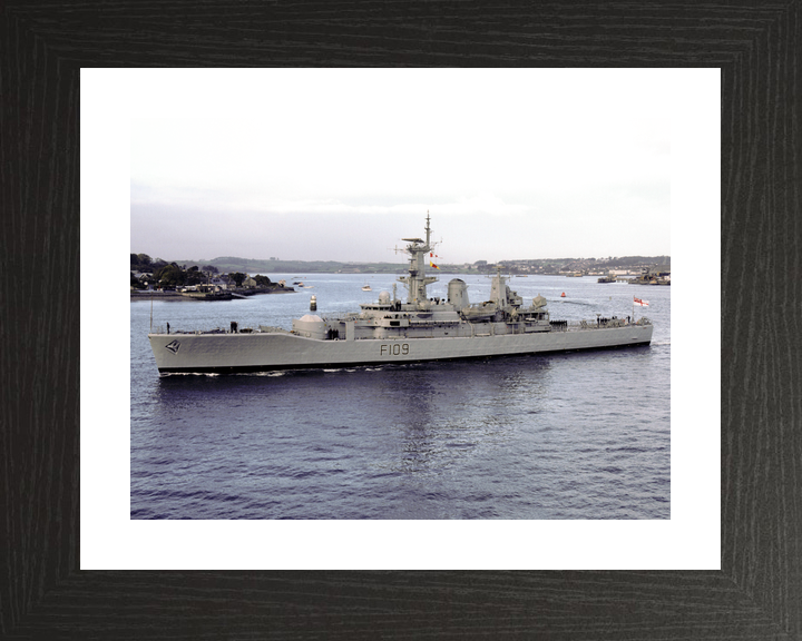 HMS Leander F109 Leander Class Frigate 1985 Photo Print - Posters, Prints, & Visual Artwork - by Hampshire Prints (image 2 of 9)