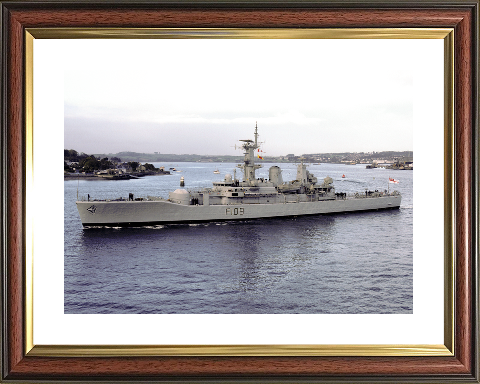 HMS Leander F109 Leander Class Frigate 1985 Photo Print - Posters, Prints, & Visual Artwork - by Hampshire Prints (image 8 of 9)