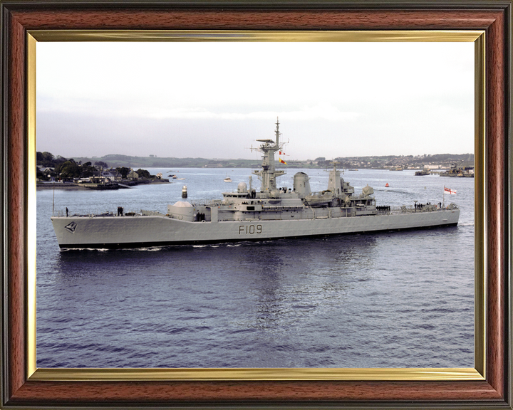 HMS Leander F109 Leander Class Frigate 1985 Photo Print - Posters, Prints, & Visual Artwork - by Hampshire Prints (image 9 of 9)