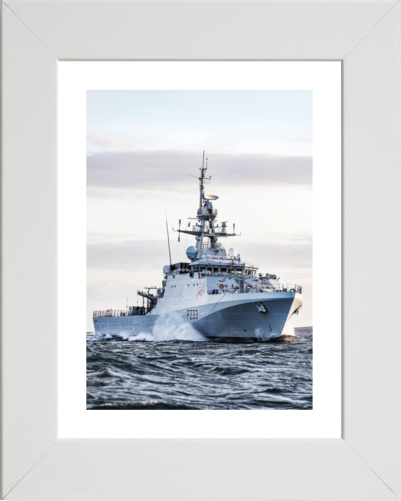 HMS Tamar P233 River Class Patrol Vessel May 2020 Low Starboard View Photo Print - Posters, Prints, & Visual Artwork - by Hampshire Prints (image 4 of 9)