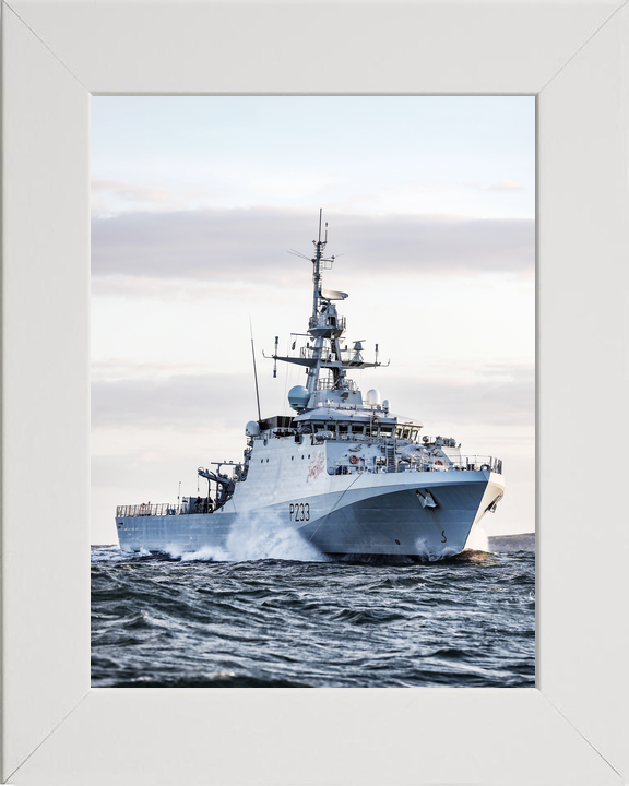 HMS Tamar P233 River Class Patrol Vessel May 2020 Low Starboard View Photo Print - Posters, Prints, & Visual Artwork - by Hampshire Prints (image 5 of 9)