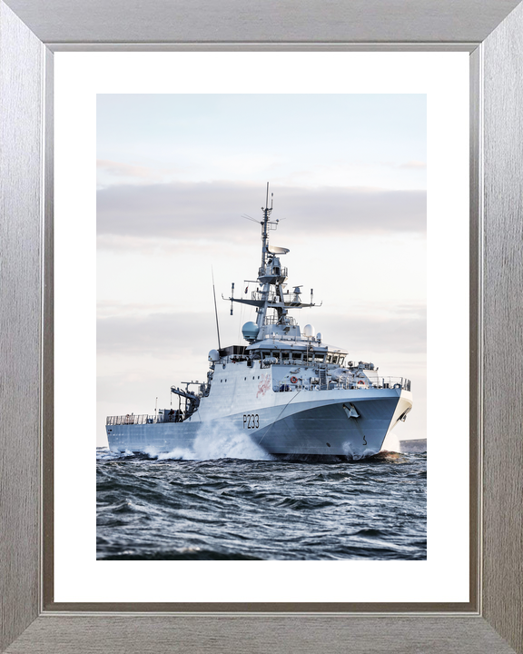 HMS Tamar P233 River Class Patrol Vessel May 2020 Low Starboard View Photo Print - Posters, Prints, & Visual Artwork - by Hampshire Prints (image 6 of 9)