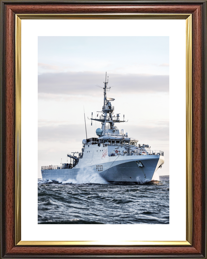 HMS Tamar P233 River Class Patrol Vessel May 2020 Low Starboard View Photo Print - Posters, Prints, & Visual Artwork - by Hampshire Prints (image 8 of 9)