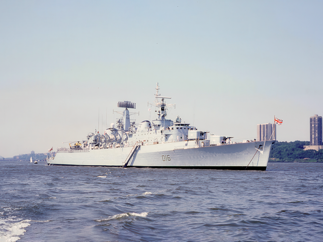 HMS London D16 County Class Destroyer 1976 Photo Print - Posters, Prints, & Visual Artwork - by Hampshire Prints (image 1 of 9)