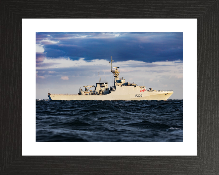 HMS Tamar P233 River Class Patrol Vessel May 2020 Low Starboard Beam View Photo Print - Posters, Prints, & Visual Artwork - by Hampshire Prints (image 2 of 9)