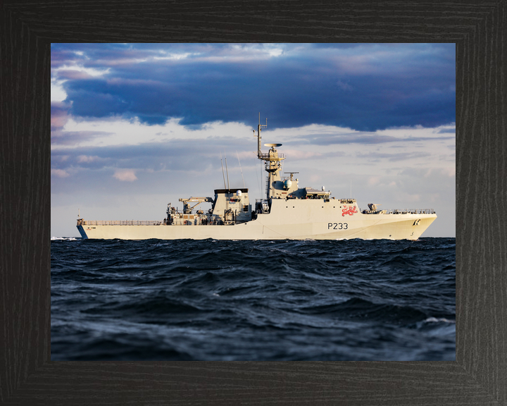HMS Tamar P233 River Class Patrol Vessel May 2020 Low Starboard Beam View Photo Print - Posters, Prints, & Visual Artwork - by Hampshire Prints (image 3 of 9)
