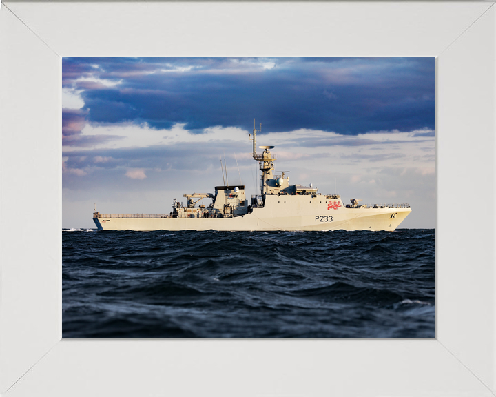 HMS Tamar P233 River Class Patrol Vessel May 2020 Low Starboard Beam View Photo Print - Posters, Prints, & Visual Artwork - by Hampshire Prints (image 5 of 9)