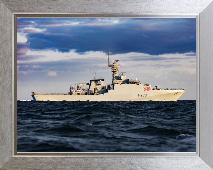 HMS Tamar P233 River Class Patrol Vessel May 2020 Low Starboard Beam View Photo Print - Posters, Prints, & Visual Artwork - by Hampshire Prints (image 7 of 9)