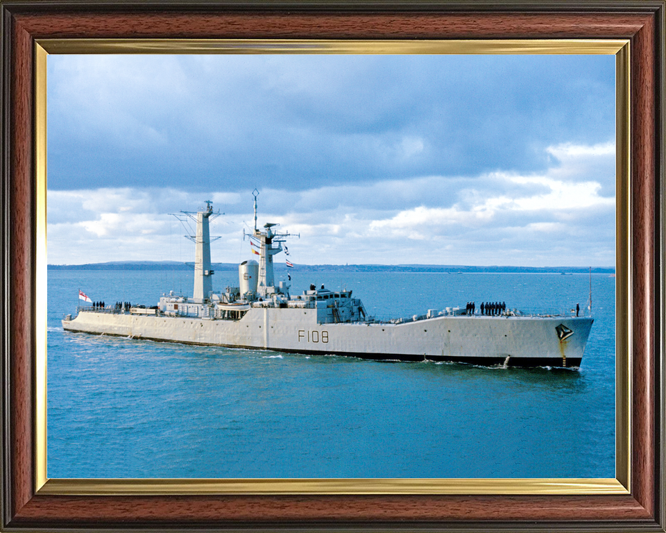 HMS Londonderry F108 Rothesay Class Frigate 1983 Photo Print - Posters, Prints, & Visual Artwork - by Hampshire Prints (image 9 of 9)