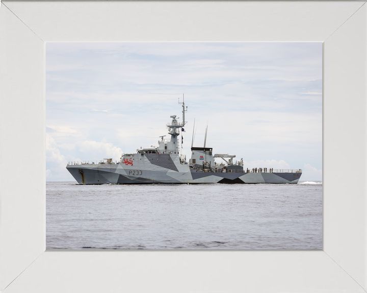 HMS Tamar P233 River Class Patrol Vessel July 2022 Photo Print - Posters, Prints, & Visual Artwork - by Hampshire Prints (image 5 of 9)