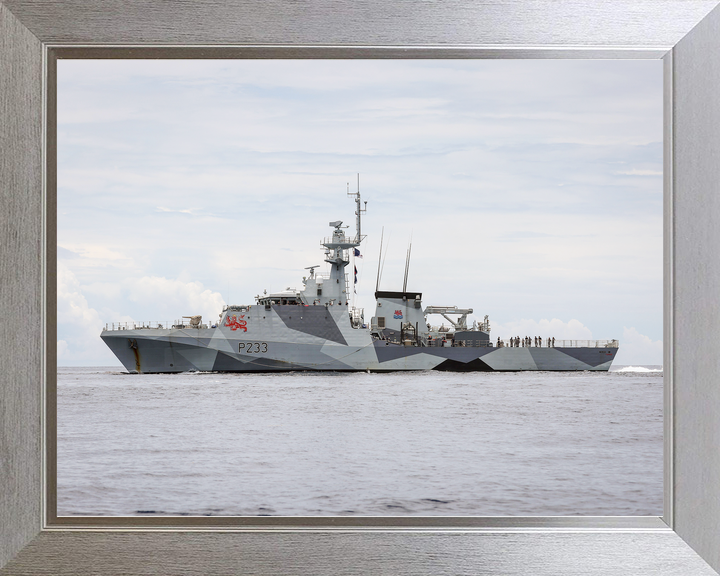 HMS Tamar P233 River Class Patrol Vessel July 2022 Photo Print - Posters, Prints, & Visual Artwork - by Hampshire Prints (image 7 of 9)