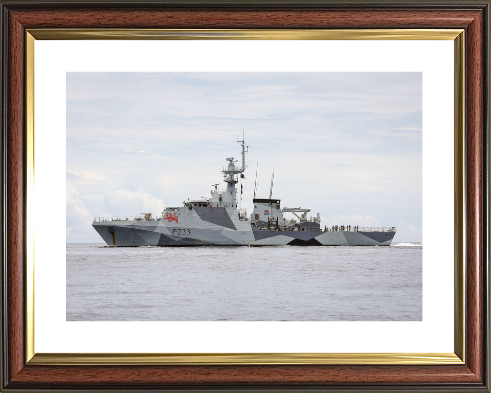 HMS Tamar P233 River Class Patrol Vessel July 2022 Photo Print - Posters, Prints, & Visual Artwork - by Hampshire Prints (image 8 of 9)