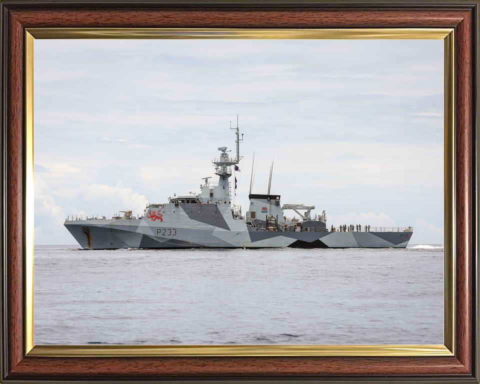 HMS Tamar P233 River Class Patrol Vessel July 2022 Photo Print - Posters, Prints, & Visual Artwork - by Hampshire Prints (image 9 of 9)